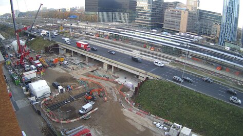 Webcam Zuidasdok Amsterdam