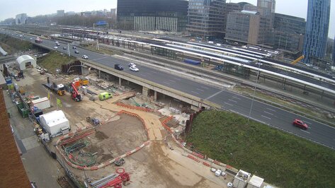 Webcam Zuidasdok Amsterdam