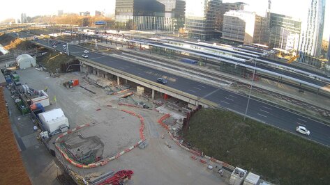 Webcam Zuidasdok Amsterdam