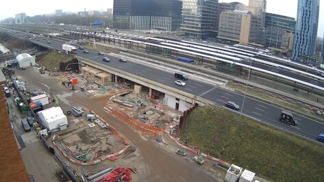 Webcam Zuidasdok Amsterdam