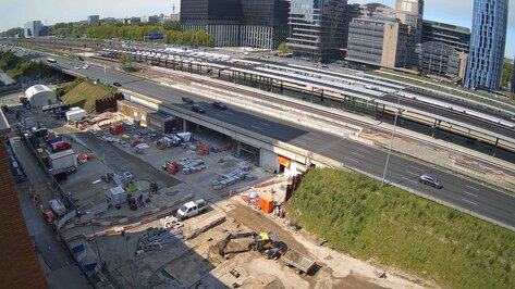 Webcam Zuidasdok Amsterdam