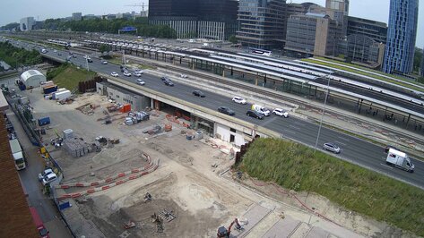 Webcam Zuidasdok Amsterdam
