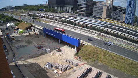 Webcam Zuidasdok Amsterdam