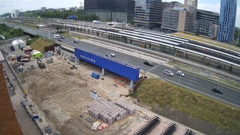 Webcam Zuidasdok Amsterdam