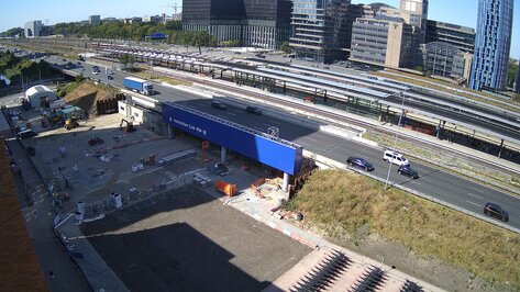 Webcam Zuidasdok Amsterdam