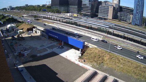 Webcam Zuidasdok Amsterdam