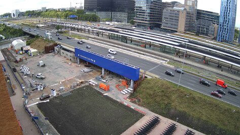 Webcam Zuidasdok Amsterdam