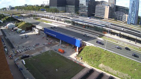 Webcam Zuidasdok Amsterdam