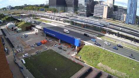 Webcam Zuidasdok Amsterdam