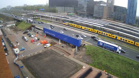 Webcam Zuidasdok Amsterdam