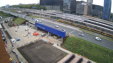 Webcam Zuidasdok Amsterdam